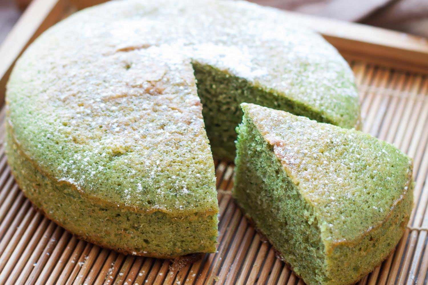 Bizcocho de Té Matcha