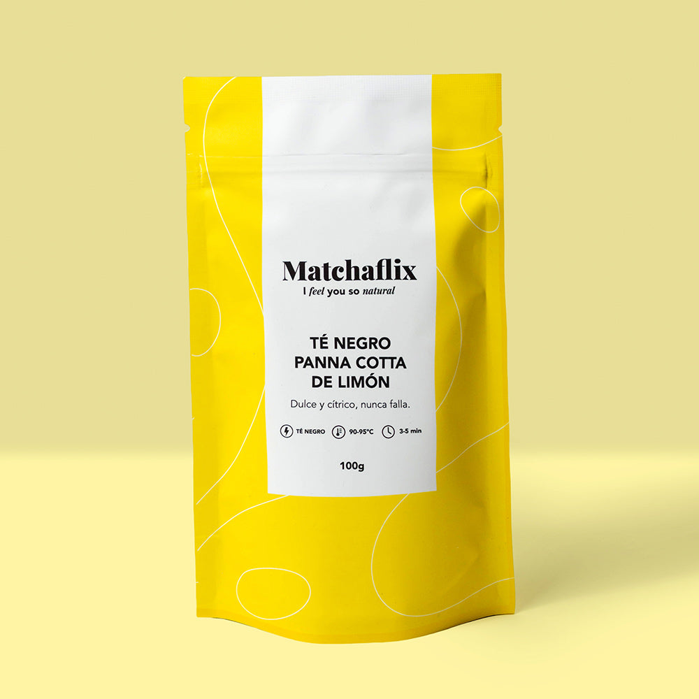 Té Negro Panna Cotta de Limón