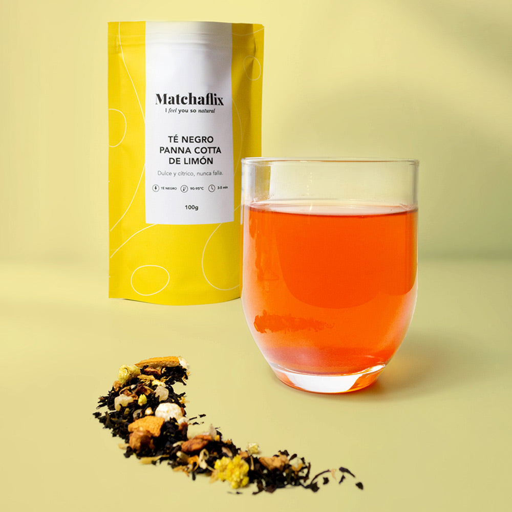 Té Negro Panna Cotta de Limón