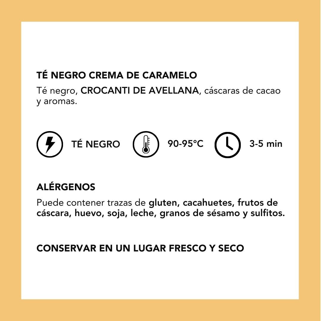 Té Negro Crema de Caramelo