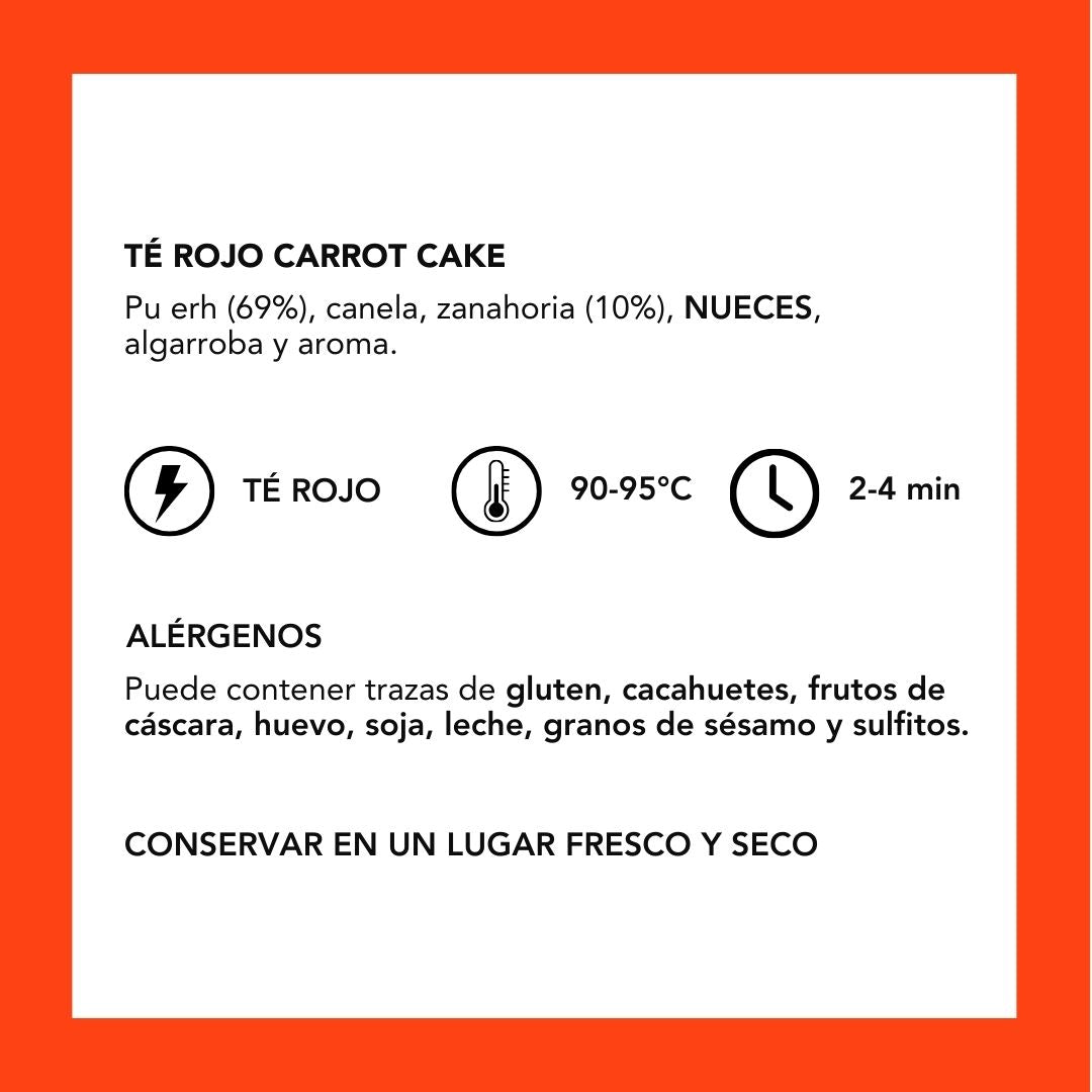 Té Rojo Carrot Cake