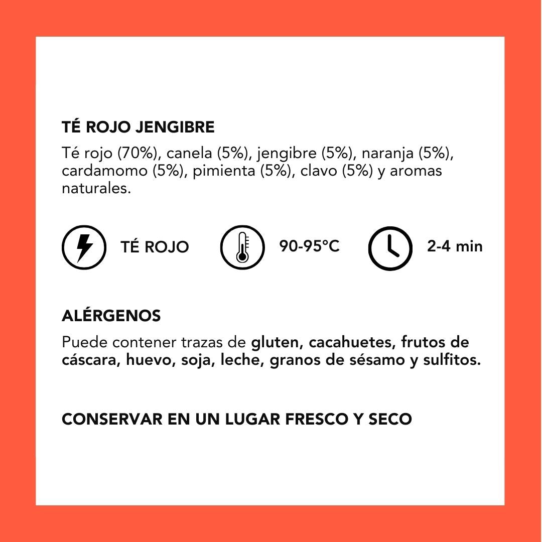 Té Rojo Jengibre