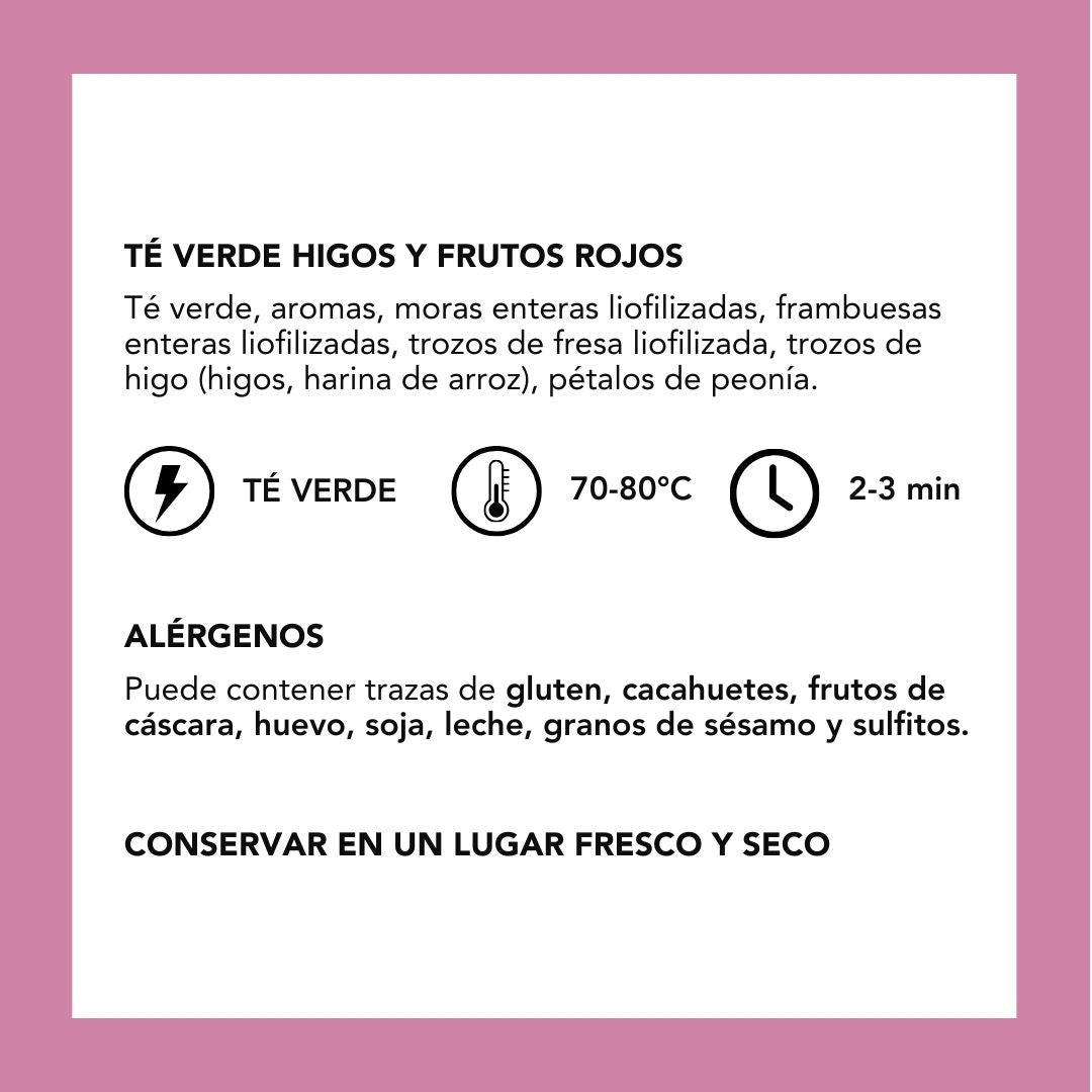 Té Verde Higos y Frutos Rojos