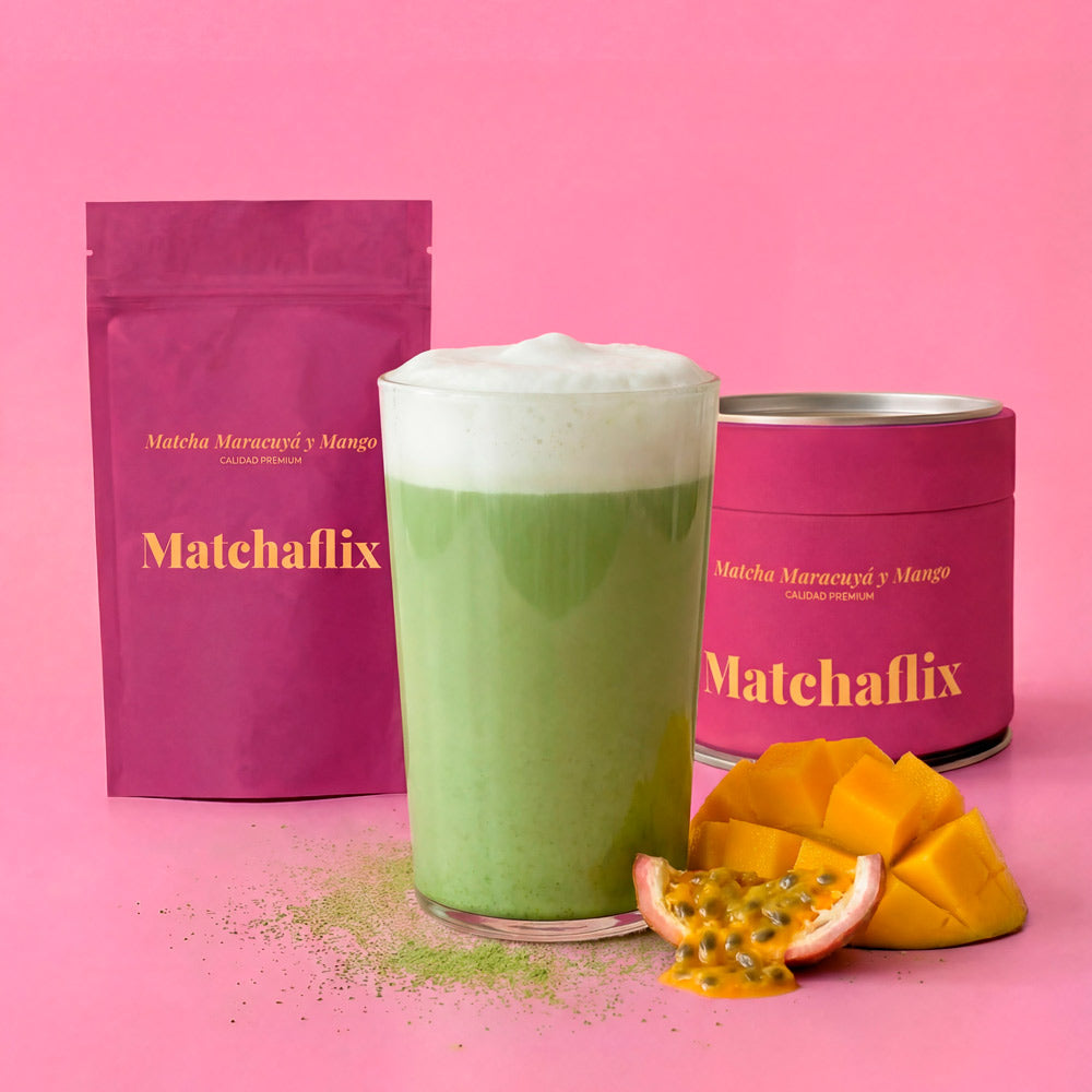 Premium Matcha Tea Passion Fruit and Mango