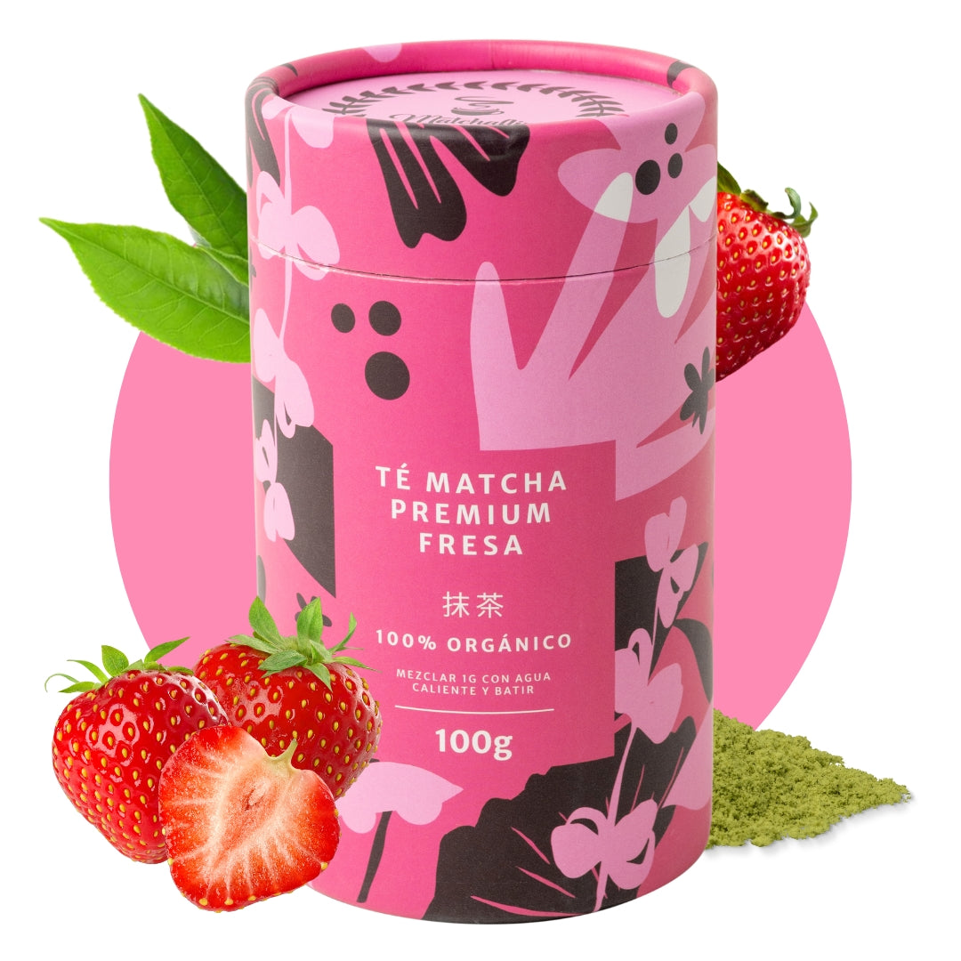 Té Matcha Premium Fresa – MATCHAFLIX