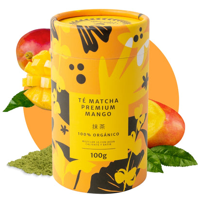 Premium Mango Matcha Tea