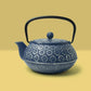 Teapot for blue infusions
