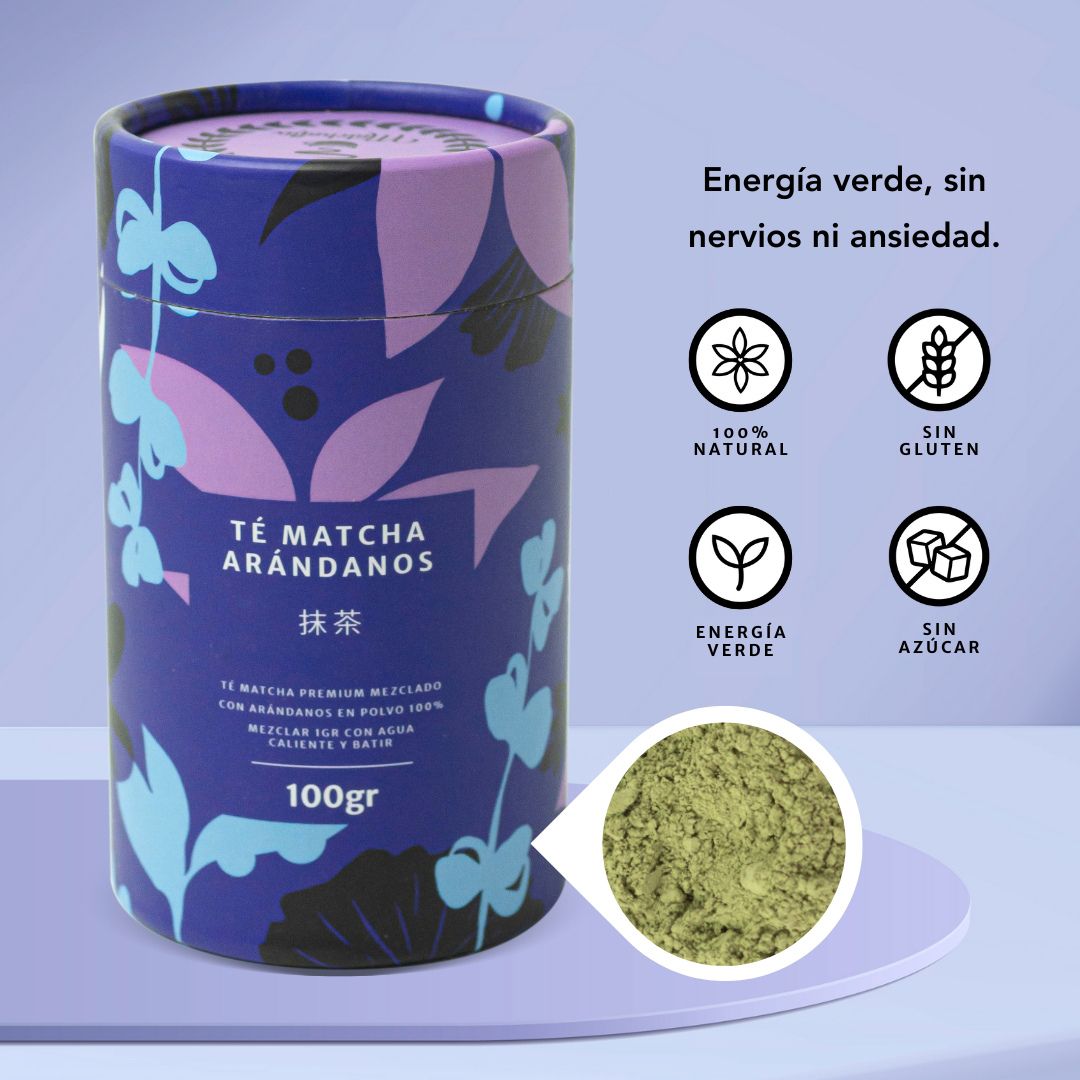 Premium Matcha Blueberry Tea