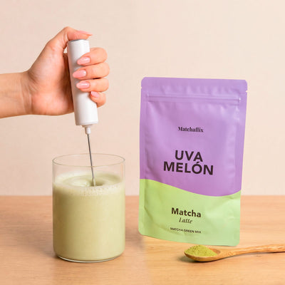 Grape & Melon Matcha Latte