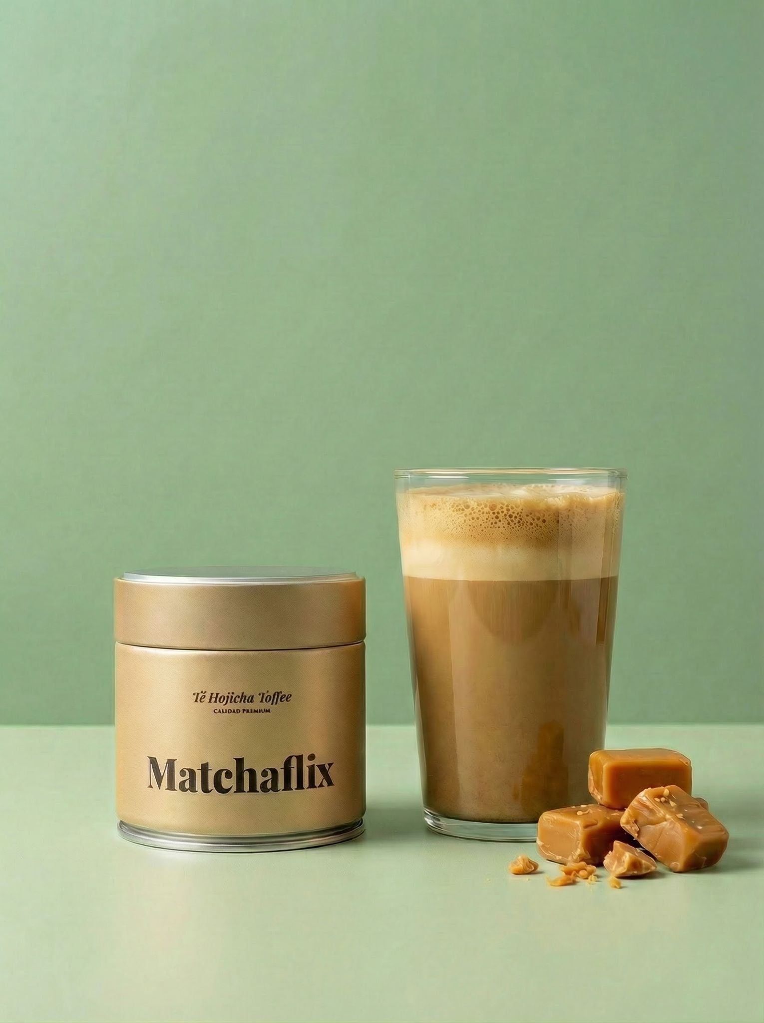 Hojicha Premium sabor Toffee