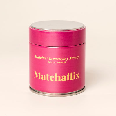 Thé matcha premium au fruit de la passion et à la mangue