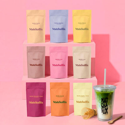 Pack of 9 Flavors - 100% Premium Matcha Tea Tasting